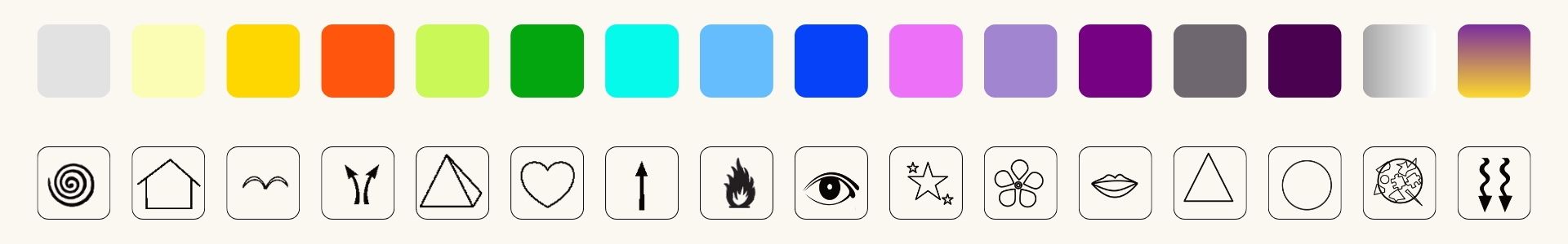 Symbole+Farben